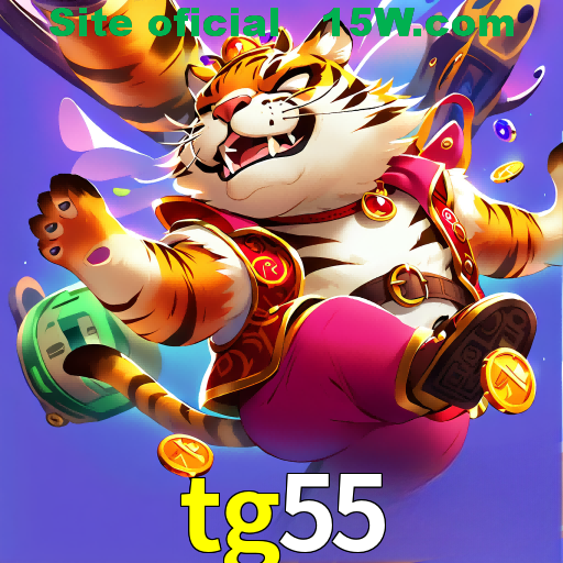 Imagem promocional da tg55 mostrando a plataforma e suas vantagens